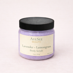Exfoliante corporal de lavanda y limoncillo