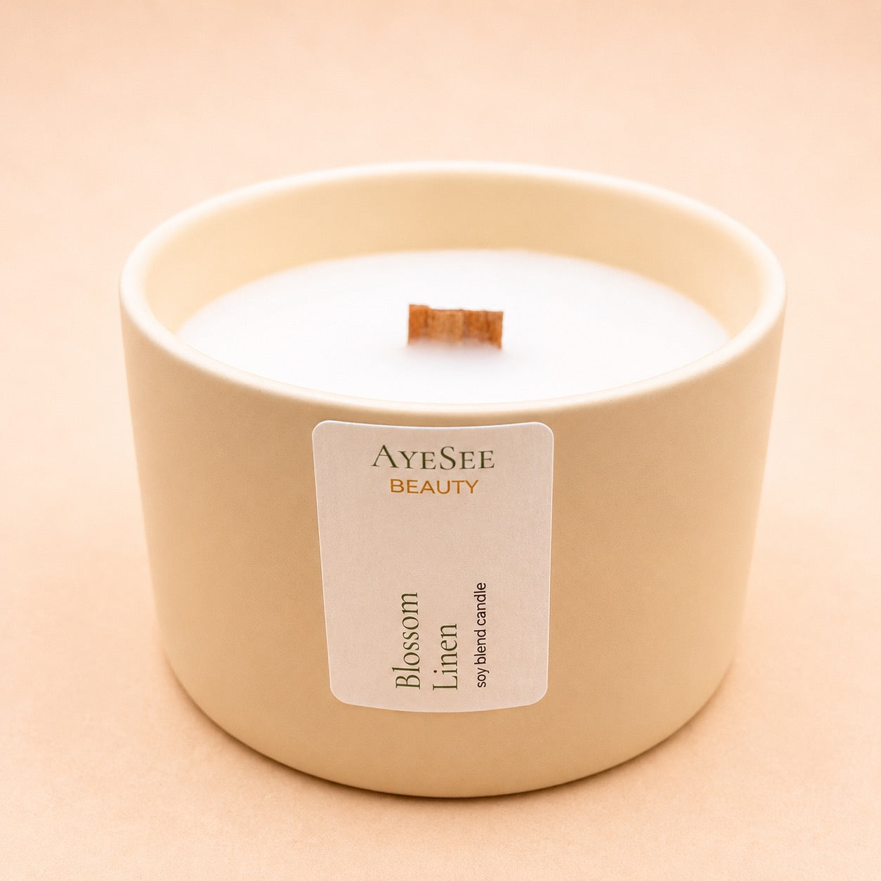 Blossom Linen Candle