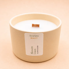 Blossom Linen Candle