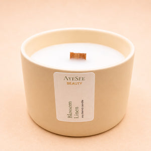 Blossom Linen Candle