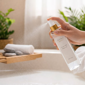 Bruma corporal con leche de miel