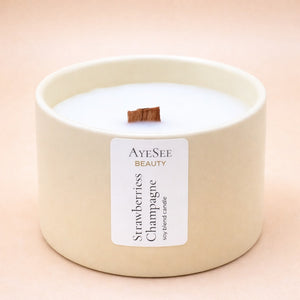 Strawberries + Champagne Candle