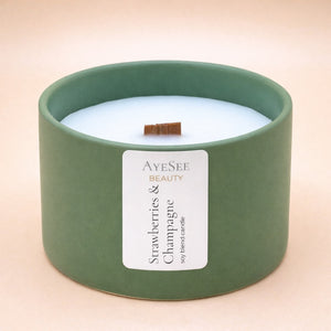 Strawberries + Champagne Candle