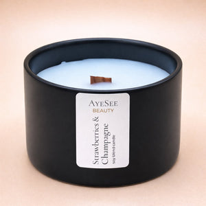 Strawberries + Champagne Candle