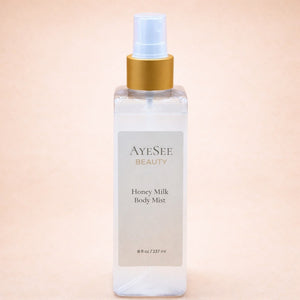 Bruma corporal con leche de miel