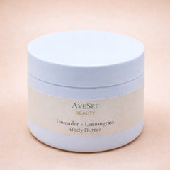 Manteca corporal de lavanda y limoncillo