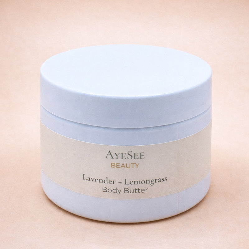 Manteca corporal de lavanda y limoncillo