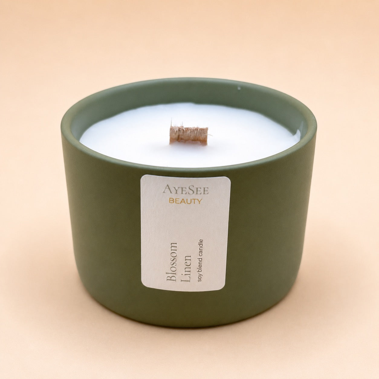 Blossom Linen Candle