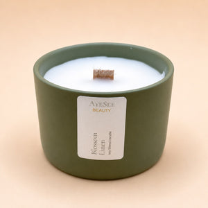 Blossom Linen Candle