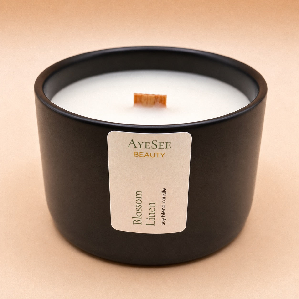 Blossom Linen Candle