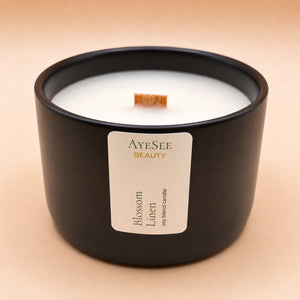 Blossom Linen Candle