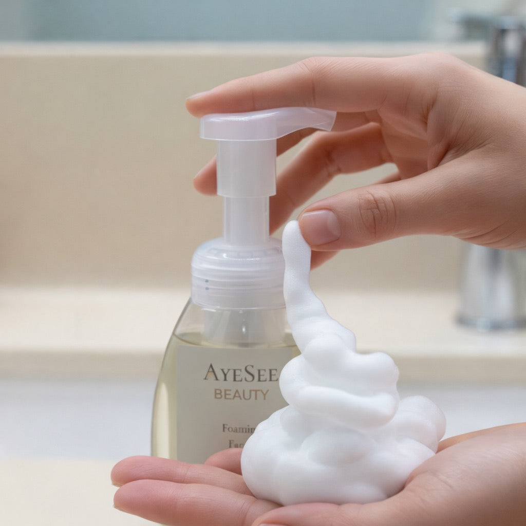 Limpiador facial espumoso